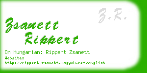 zsanett rippert business card